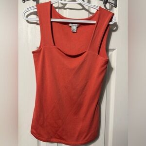 Caché Coral Sleeveless Top. Some Pilling
Sz M